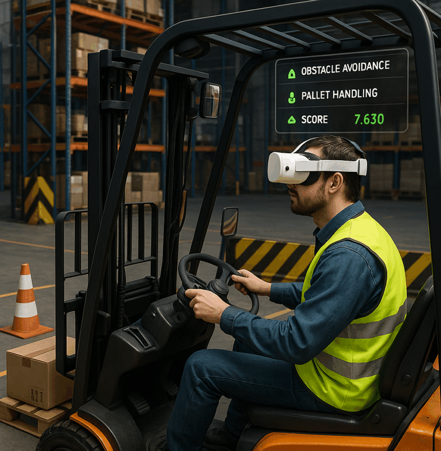 Forklift VR Simulator: Инновационный Тренажер для Безопасного Обучения