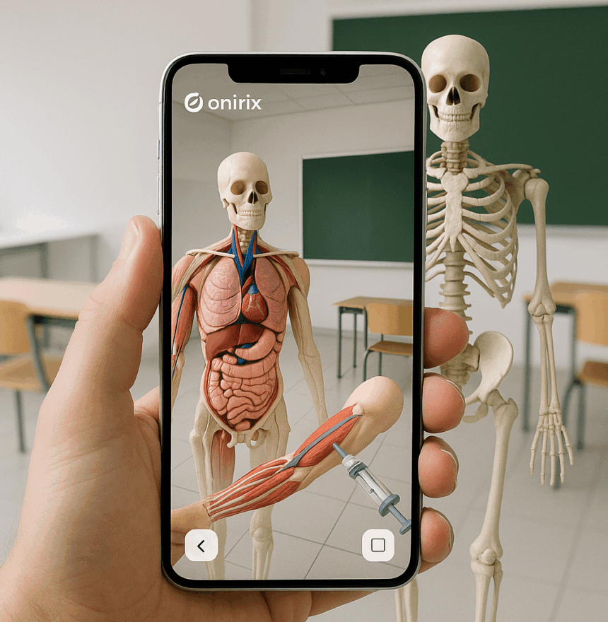 Иммерсивный образовательный проект по анатомии в AR/VR