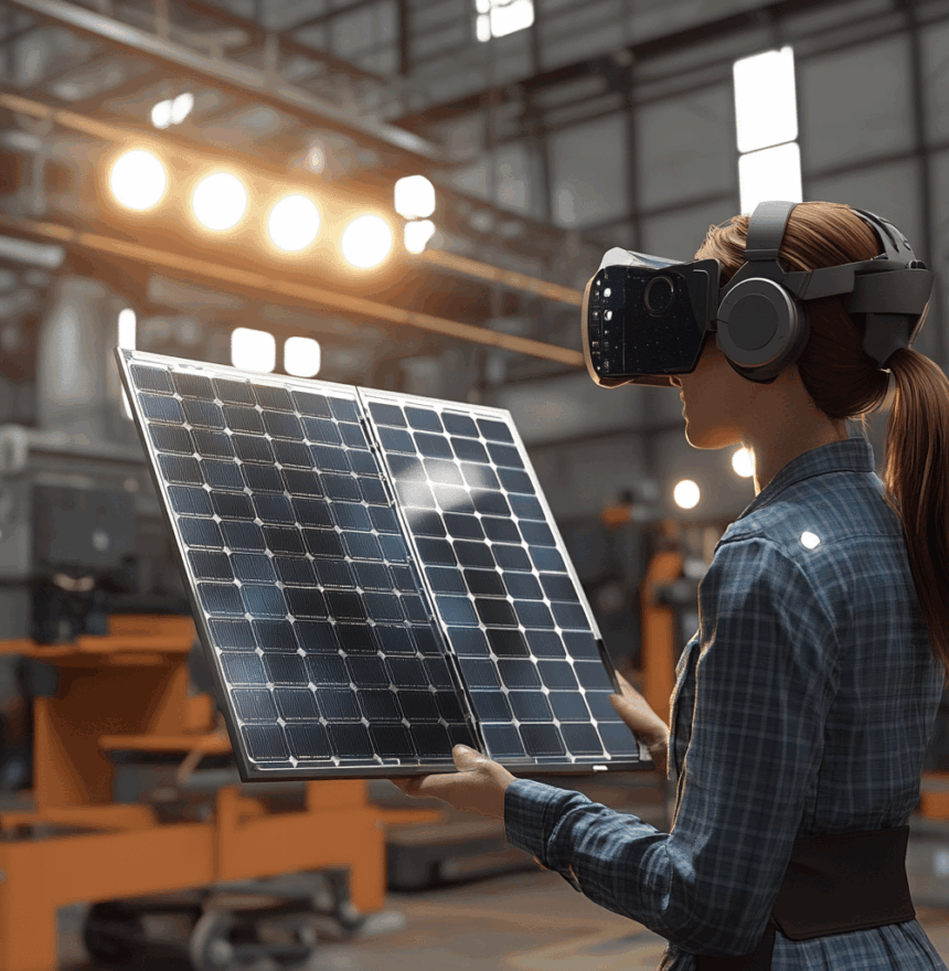 AR-приложение для обучения сборке солнечных панелей: интерактивный тренинг в виртуальной среде