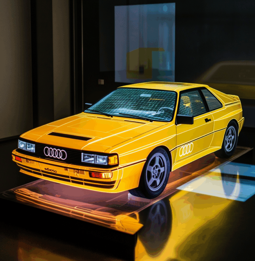 Audi Quattro Coaster: Инновационный AR-опыт для поклонников автомобилей