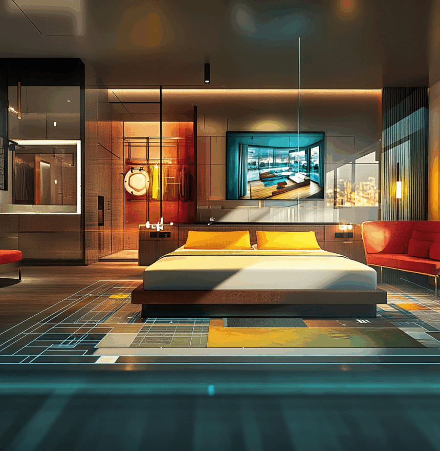 Augmented Reality Hotel Development: Интерактивный AR-план этажа для архитектурного проектирования
