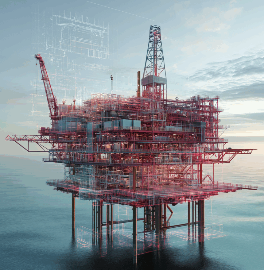Цифровой двойник нефтяной платформы Gjøa: инновации в VR и AR