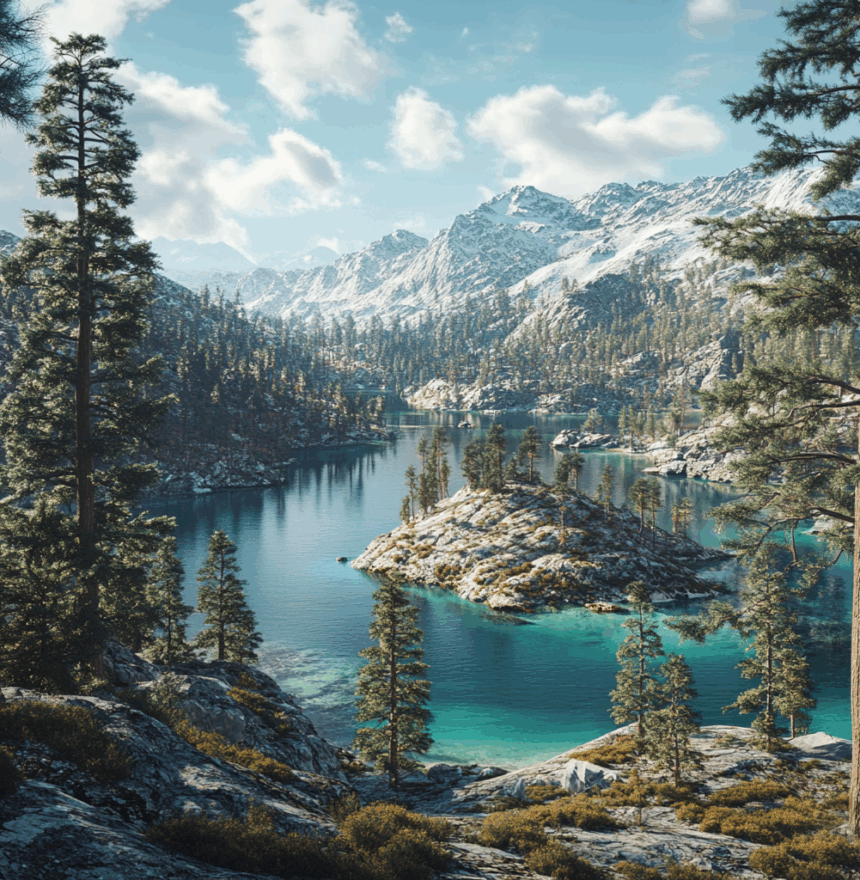 Иммерсивное исследование топографии Emerald Bay в AR/VR