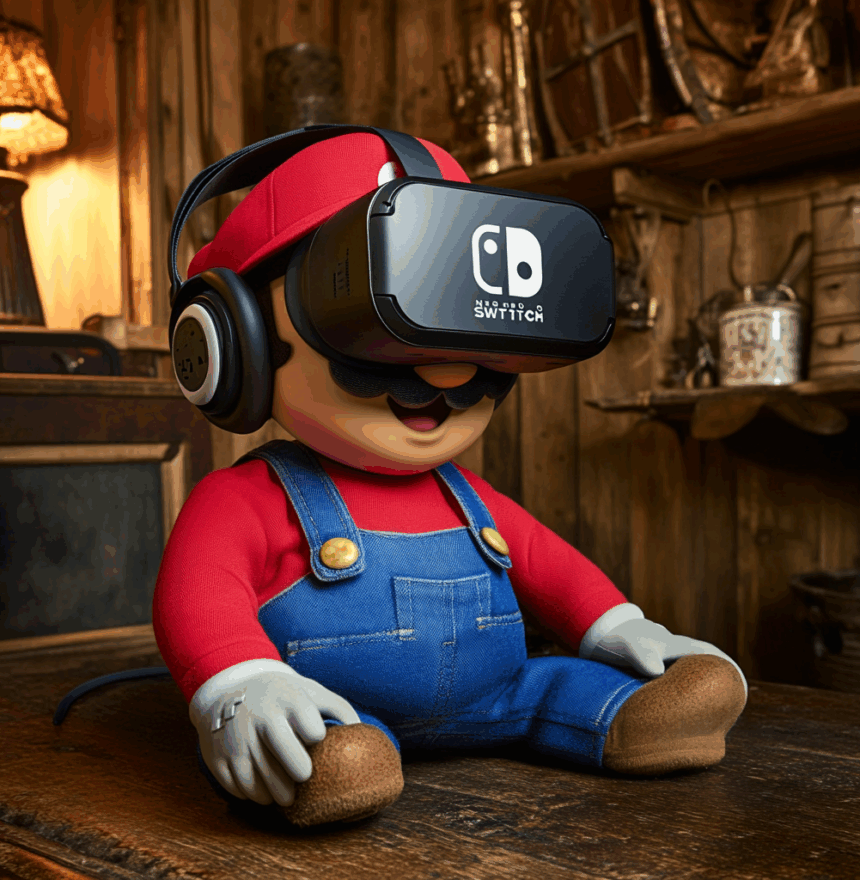 VR-эксперимент Nintendo Switch: Пародия на иммерсивные приключения