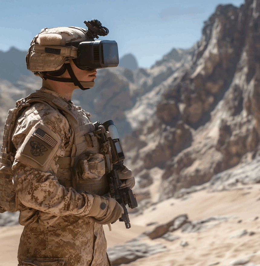 VR-тренажер для военной подготовки в условиях пустыни