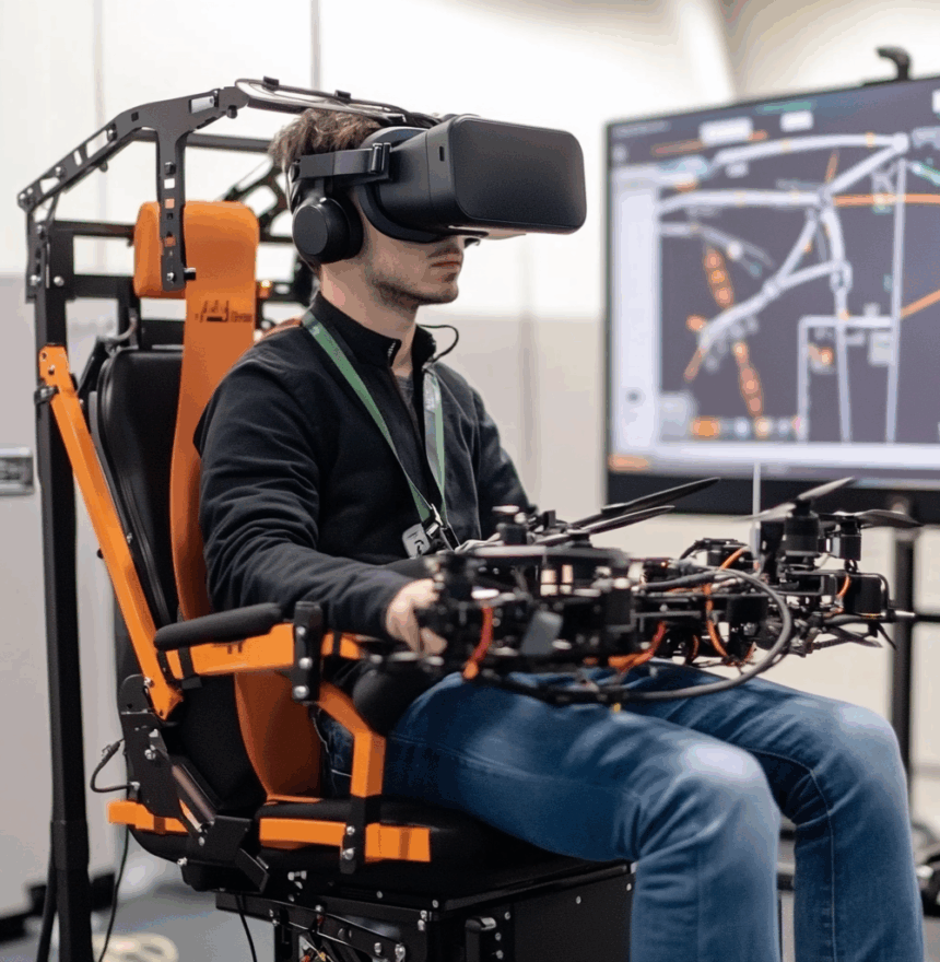 VR-тренажер для обучения управлению дронами: реалистичная симуляция полетов в виртуальной реальности