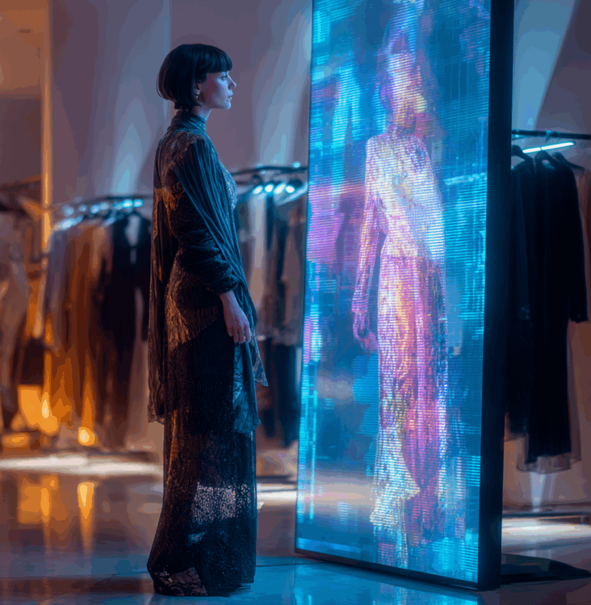 AR-зеркало для виртуальной примерки одежды