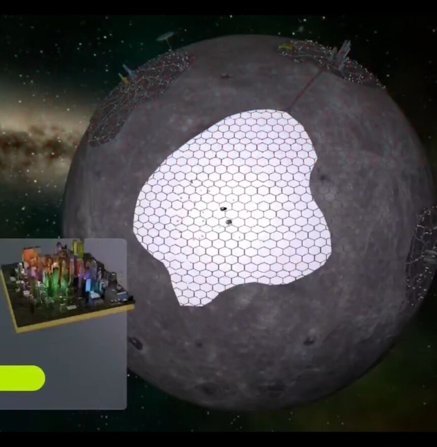 NFT Moon Metaverse: Иммерсивная платформа на базе A-frame и three.js для виртуального освоения Луны