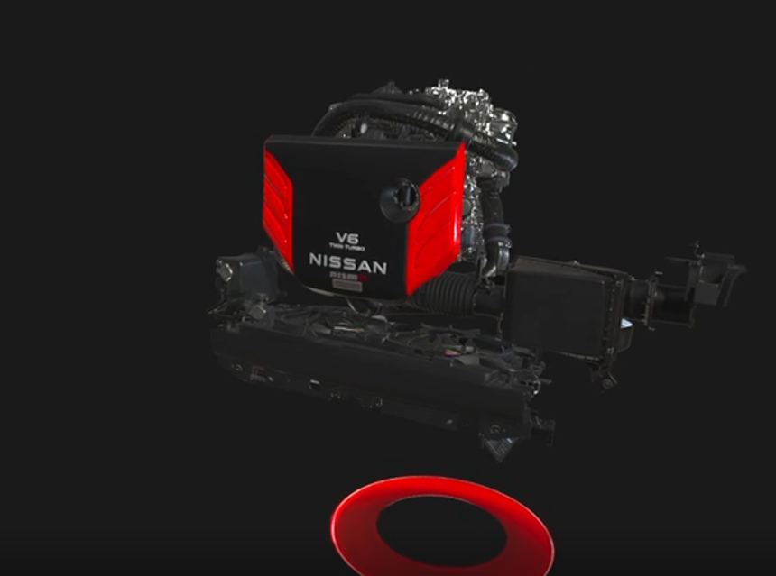 Nissan XR — визуализация двигателя нового Nissan Patrol