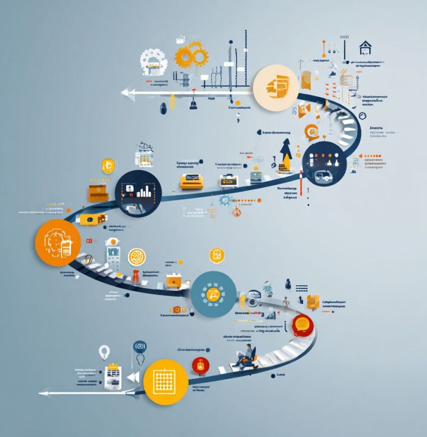 Пошаговая дорожная карта для разработки и внедрения стратегии цифровой трансформации